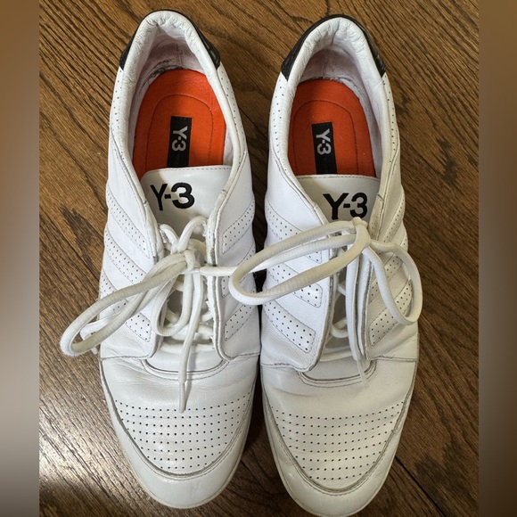Y-3 White Sneakers Men's Size 11 Yohji Yamamoto x Adidas